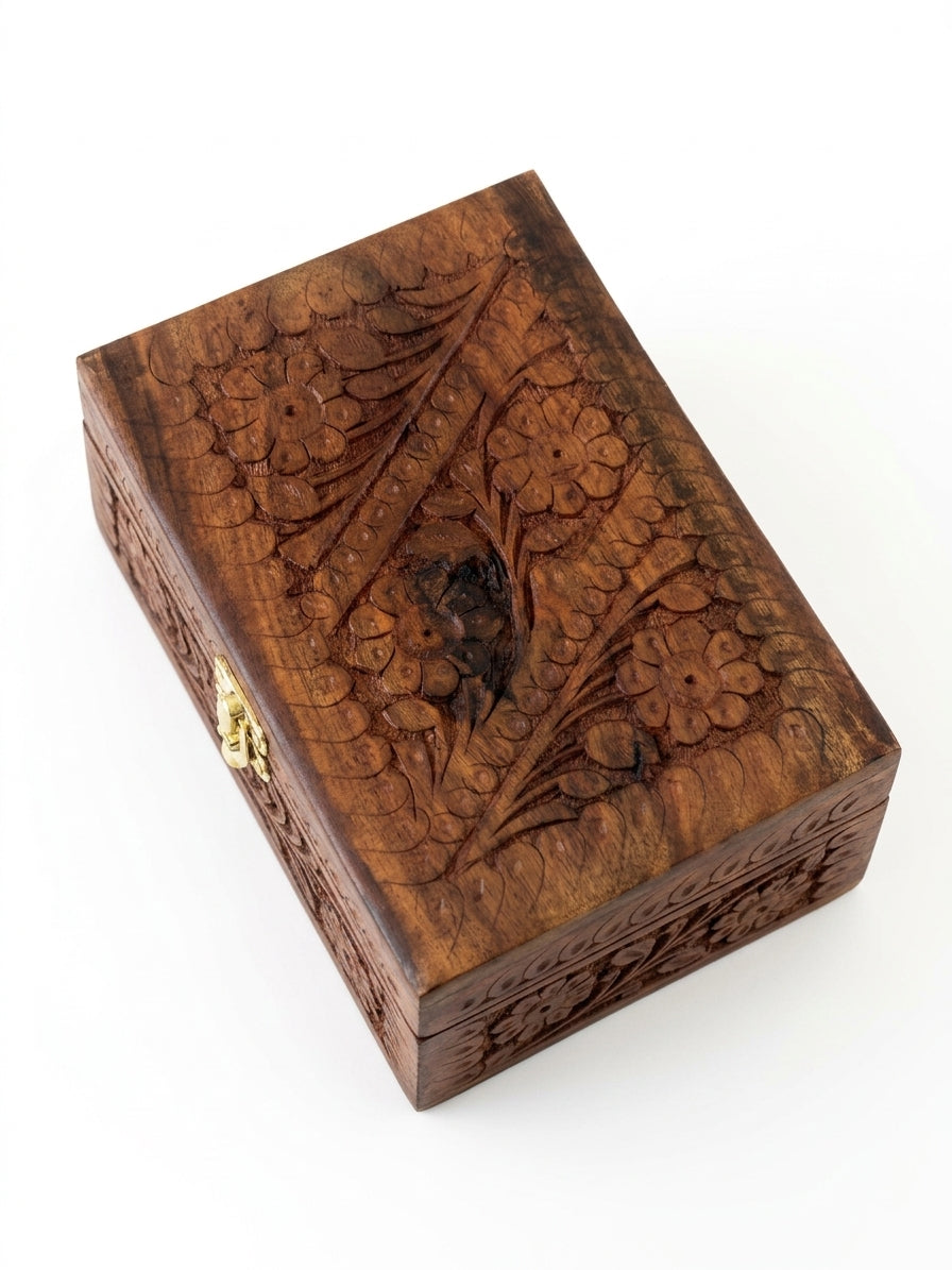The Heritage Carved Jewellery Box