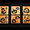 Large Halloween Pumpkin Window Clings – Spooky Window Decorations