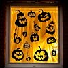 Large Halloween Pumpkin Window Clings – Spooky Window Decorations