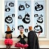 Large Halloween Pumpkin Window Clings – Spooky Window Decorations