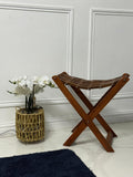 The Heritage Folding Wooden Stool