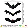12-Piece 3D Halloween Hanging Bats – Spooky Indoor & Outdoor Decorations