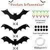 12-Piece 3D Halloween Hanging Bats – Spooky Indoor & Outdoor Decorations