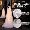 2-Pack 5ft Light-Up Ghost Decorations – Halloween Outdoor & Indoor Décor