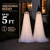 2-Pack 5ft Light-Up Ghost Decorations – Halloween Outdoor & Indoor Décor